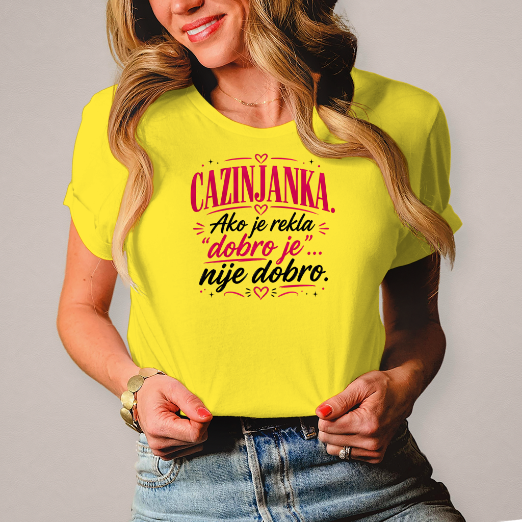 Damen T-Shirt Cazinjanka nije dobro