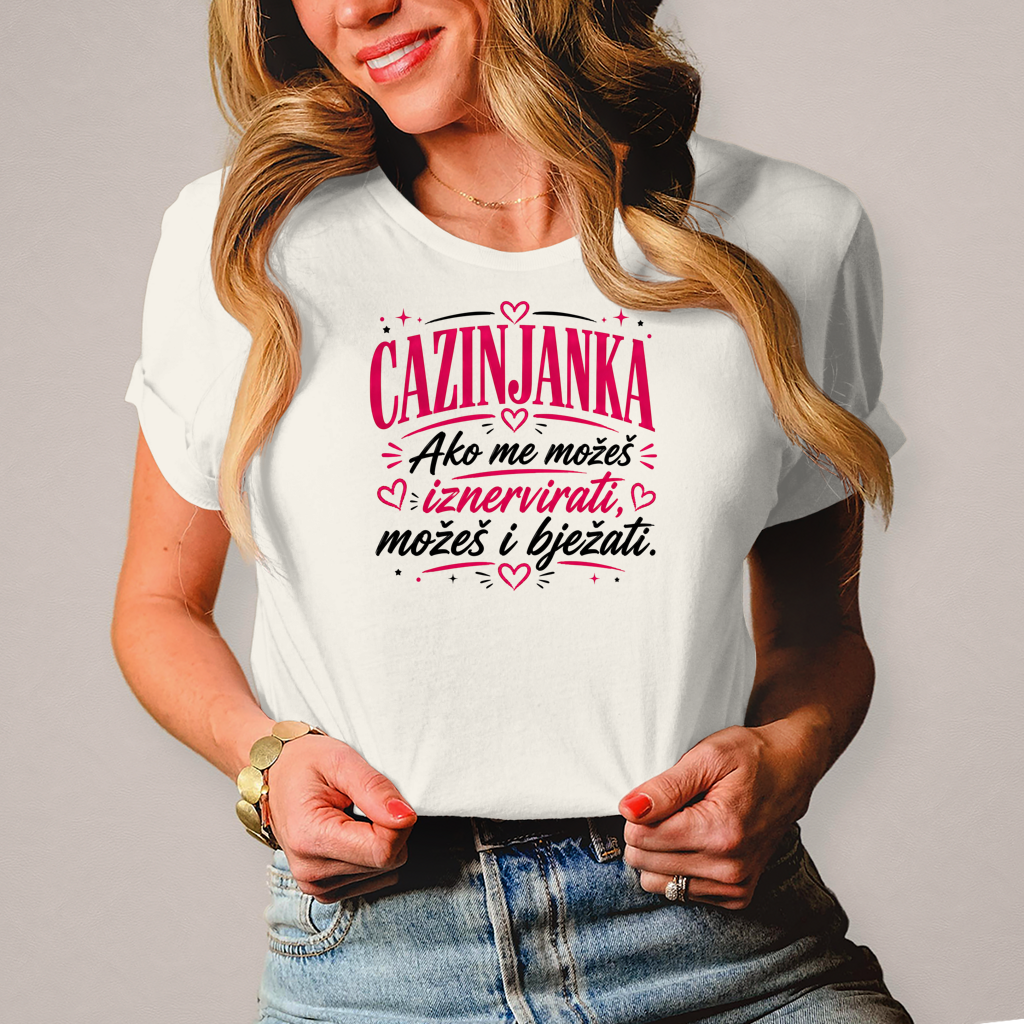 Damen T-Shirt Cazinjanka Bjezi