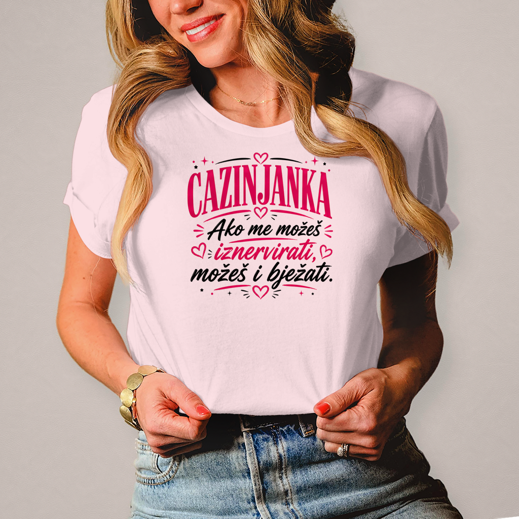 Damen T-Shirt Cazinjanka Bjezi