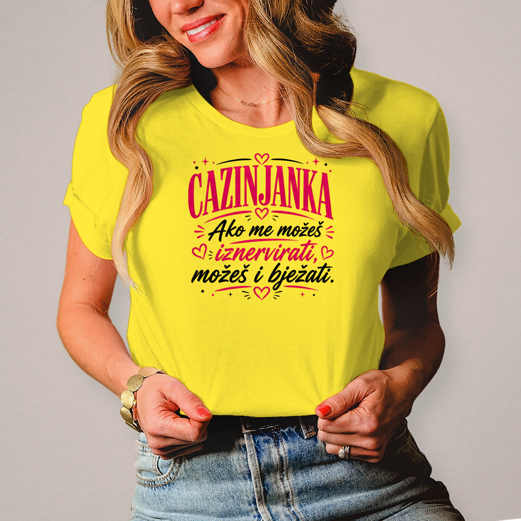 Damen T-Shirt Cazinjanka Bjezi
