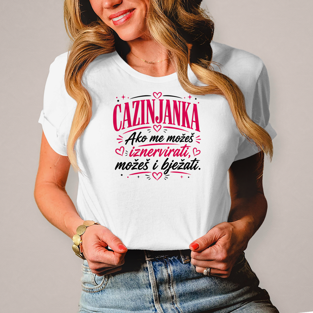 Damen T-Shirt Cazinjanka Bjezi