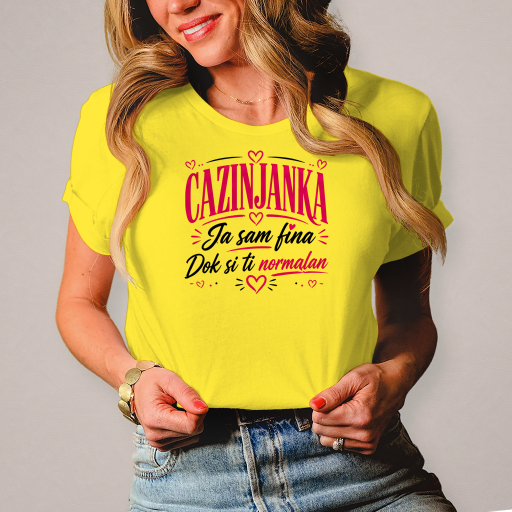 Damen T-Shirt Cazinjanka Fina