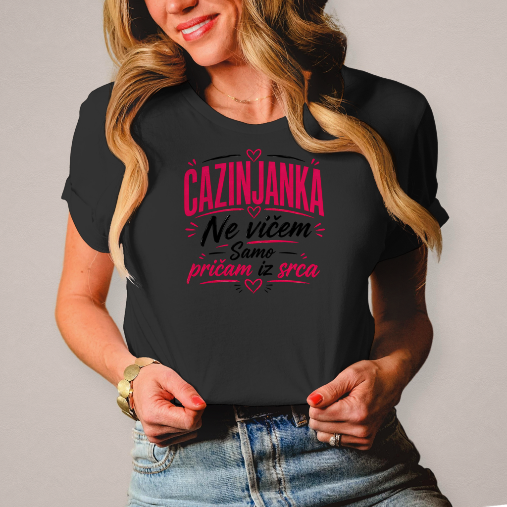 Damen T-Shirt Cazinjanka Ne vicem