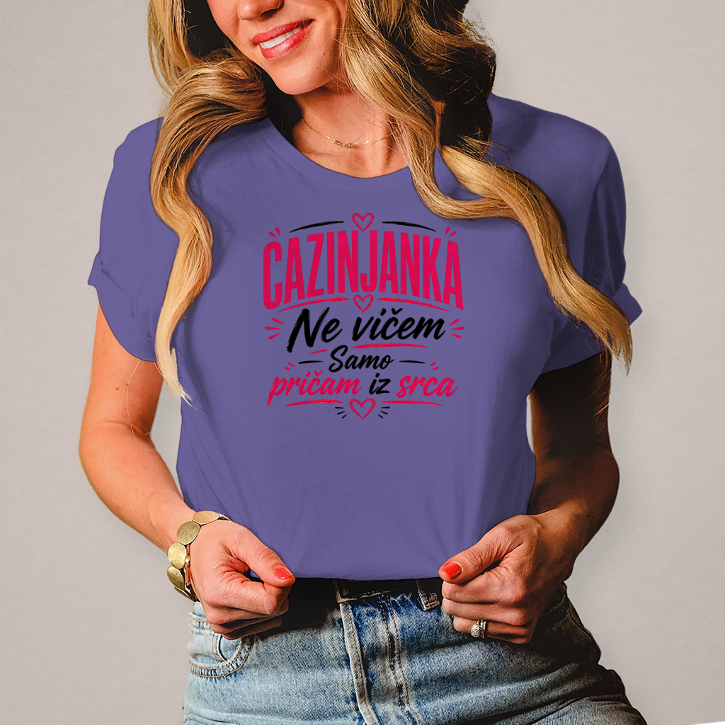 Damen T-Shirt Cazinjanka Ne vicem