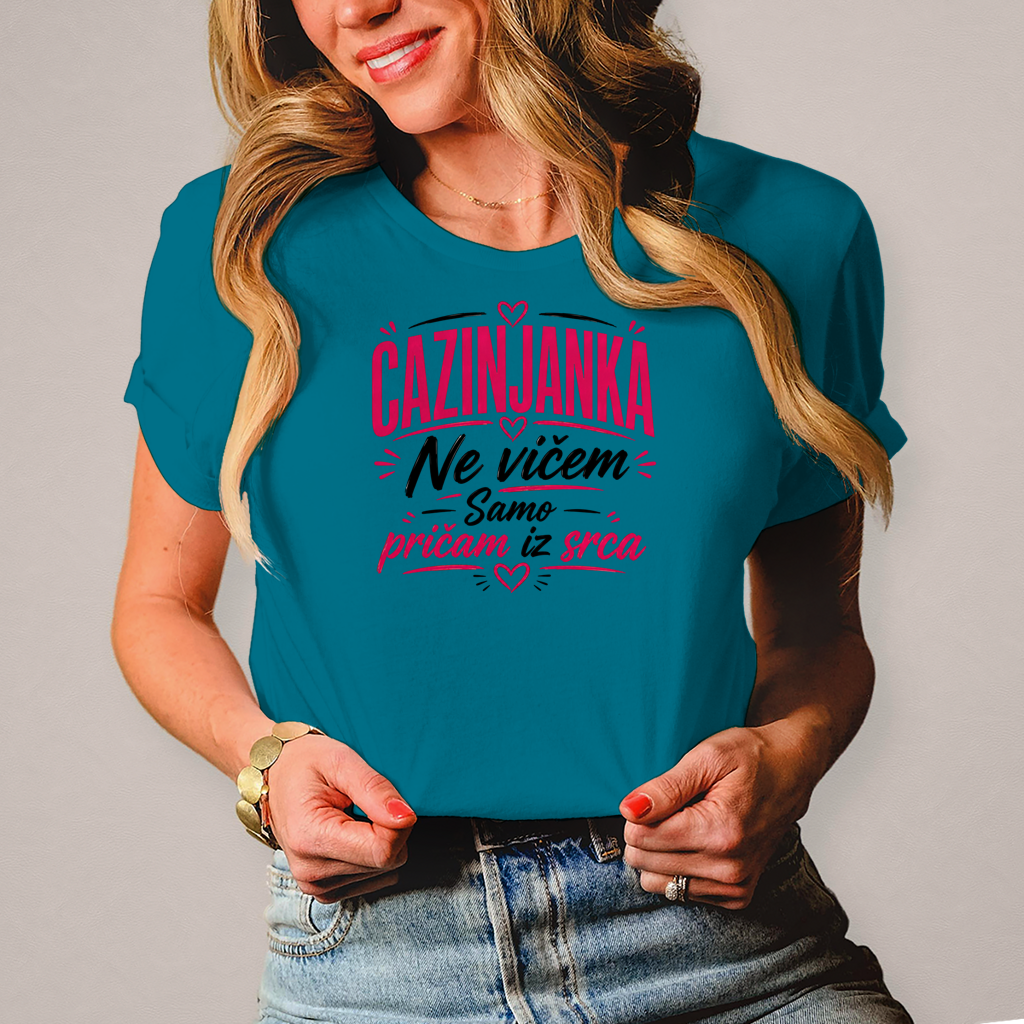 Damen T-Shirt Cazinjanka Ne vicem