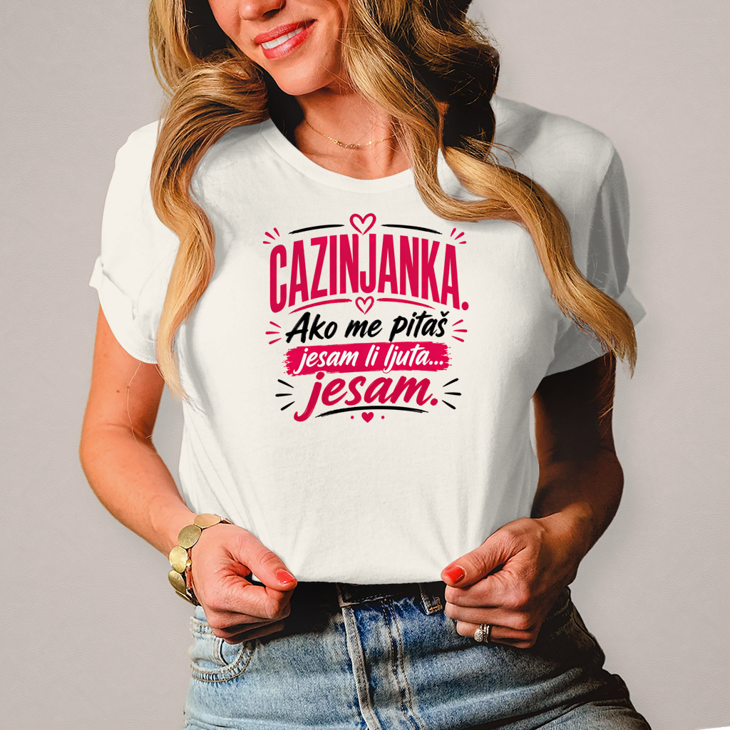 Damen T-Shirt Cazinjanka Ljuta