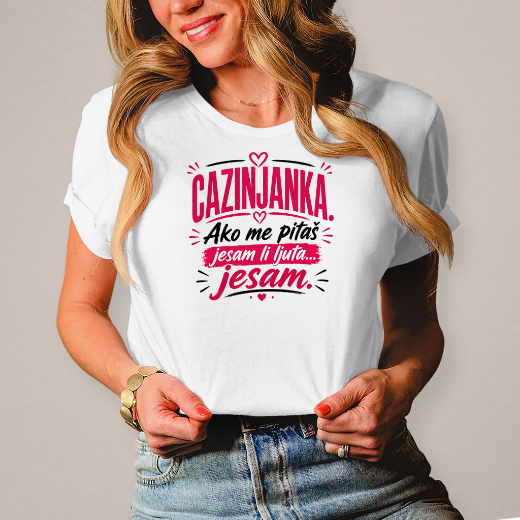 Damen T-Shirt Cazinjanka Ljuta