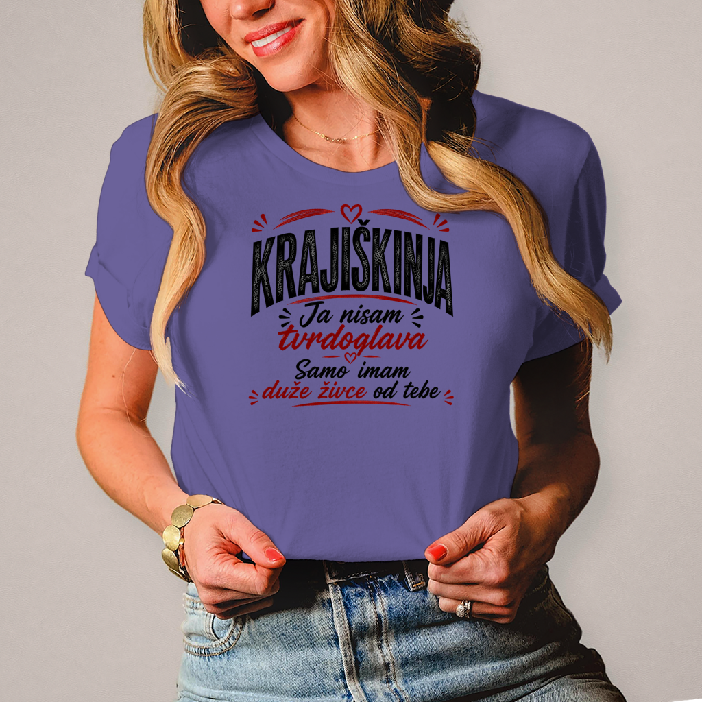 Damen T-Shirt Imam duze zivce