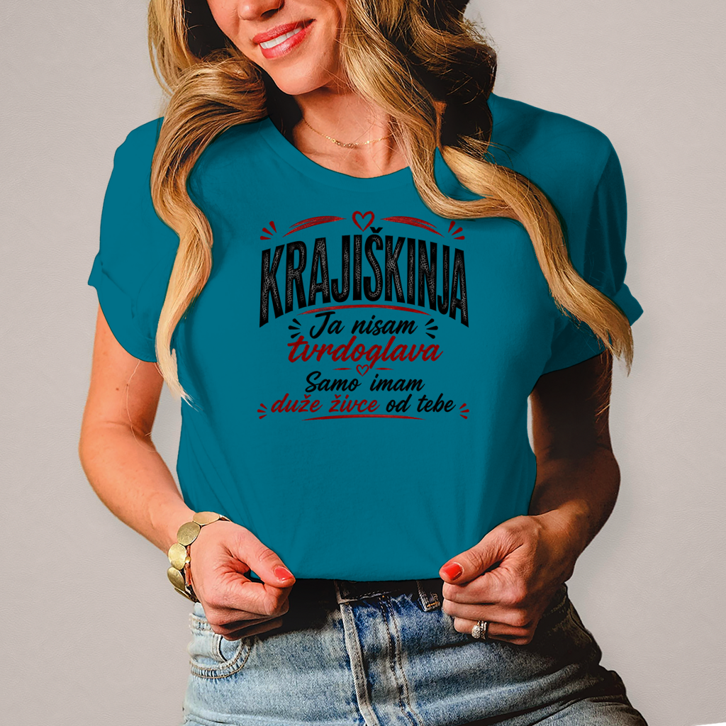 Damen T-Shirt Imam duze zivce