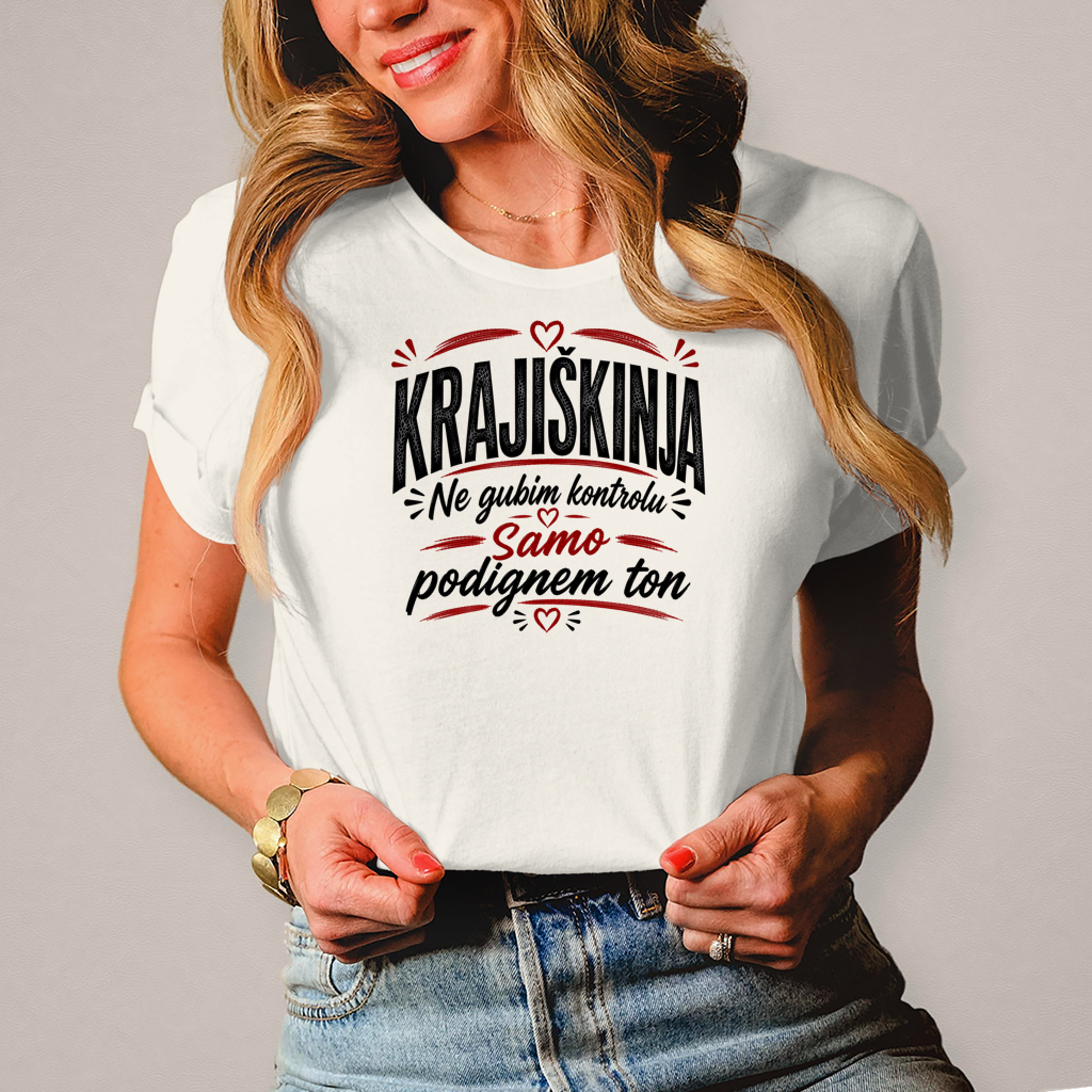 Damen T-Shirt Samo podignem ton