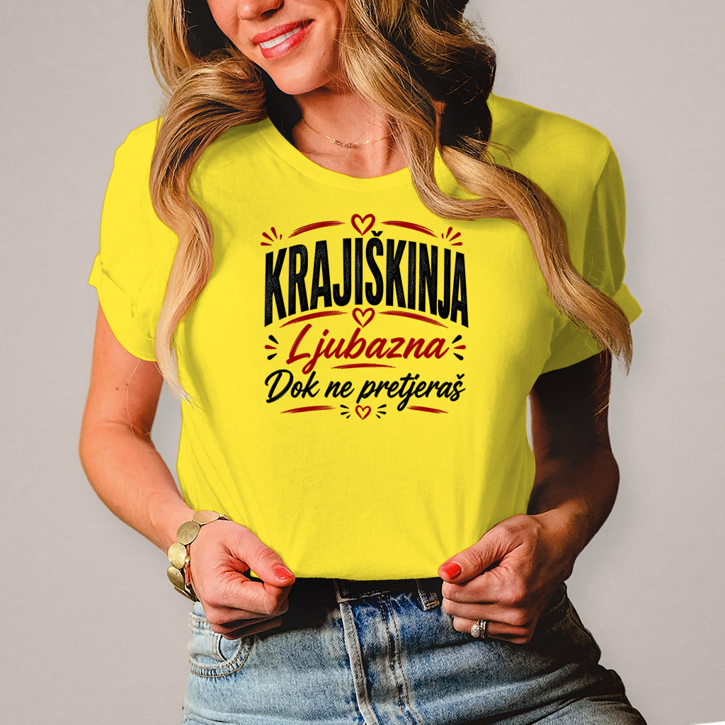 Damen T-Shirt Ljubazna