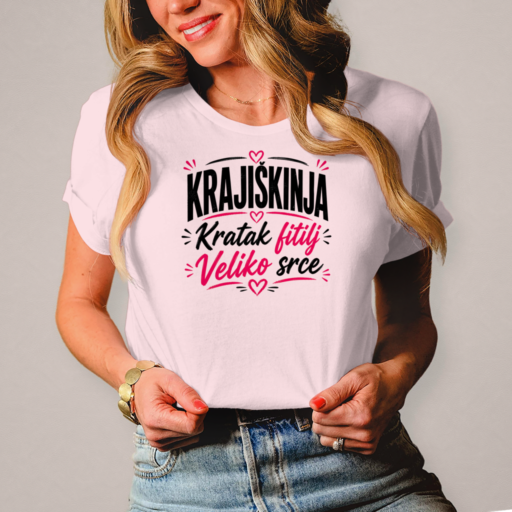 Damen T-Shirt Veliko srce