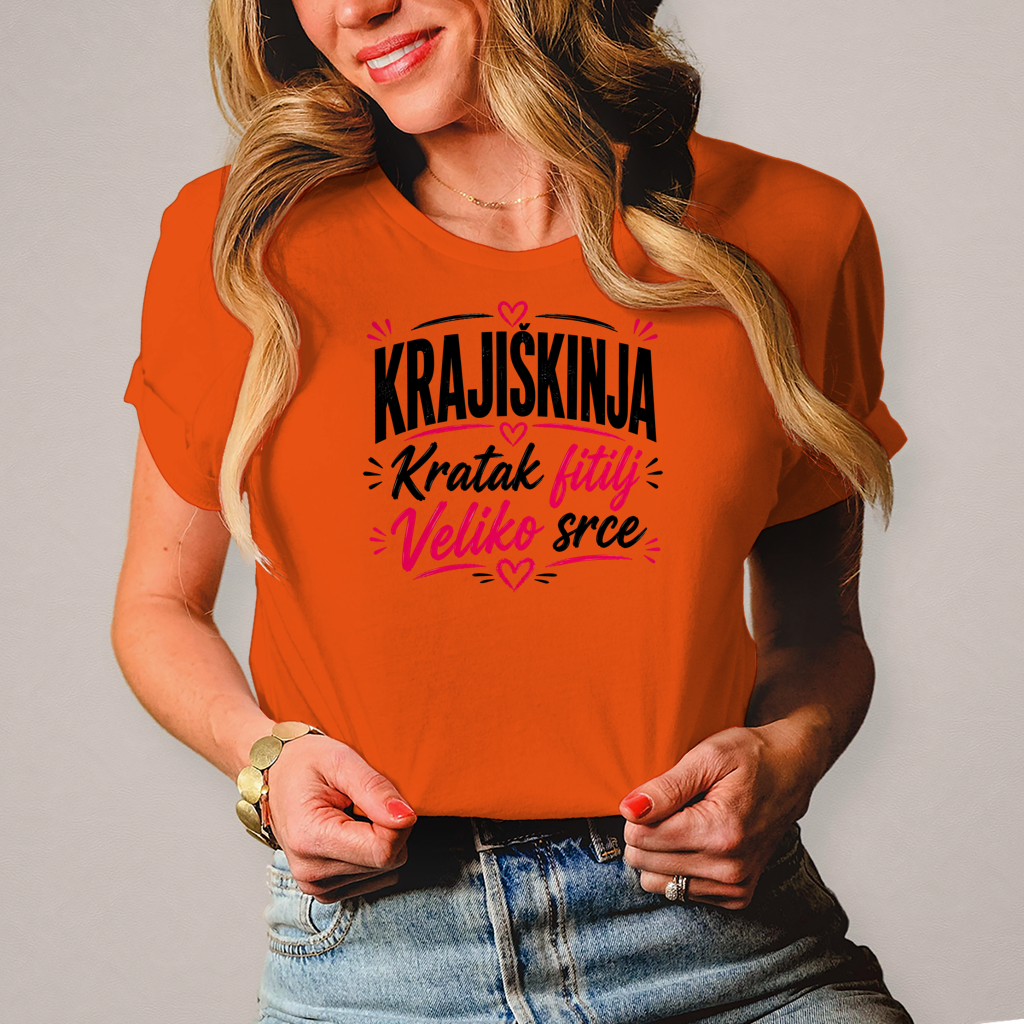 Damen T-Shirt Veliko srce