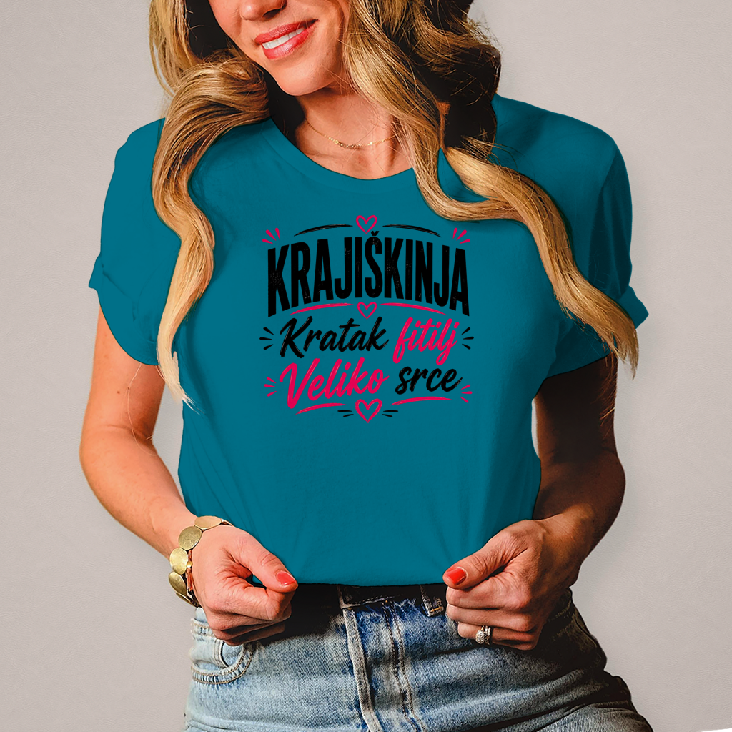 Damen T-Shirt Veliko srce