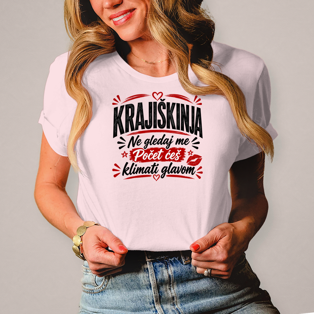 Damen T-Shirt Pocet ces klimat glavom