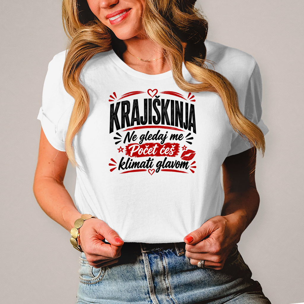 Damen T-Shirt Pocet ces klimat glavom