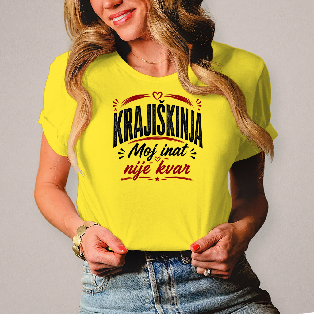 Damen T-Shirt Moj inat nije kvar