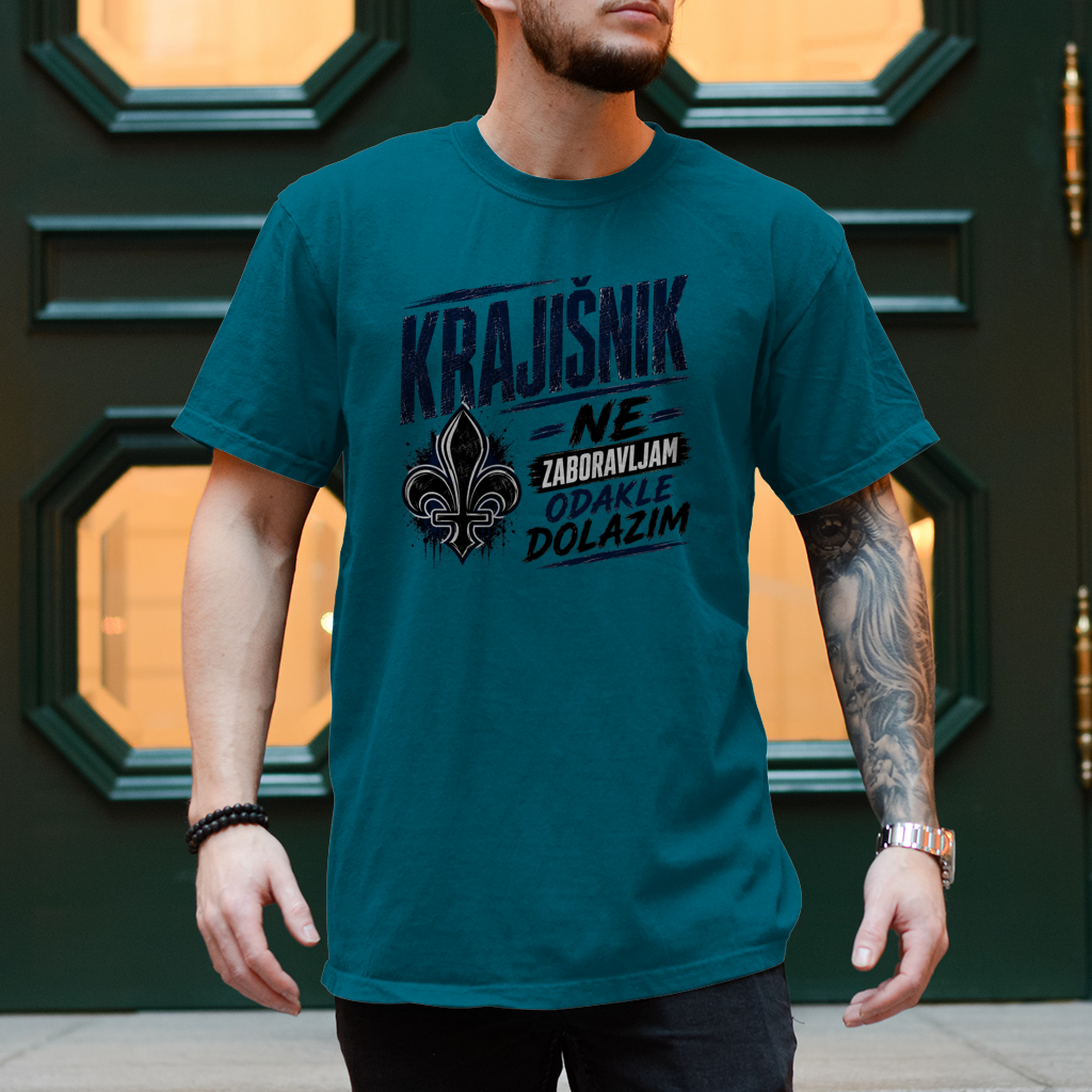 Herren T-Shirt Ne zaboravljam odakle dolazim