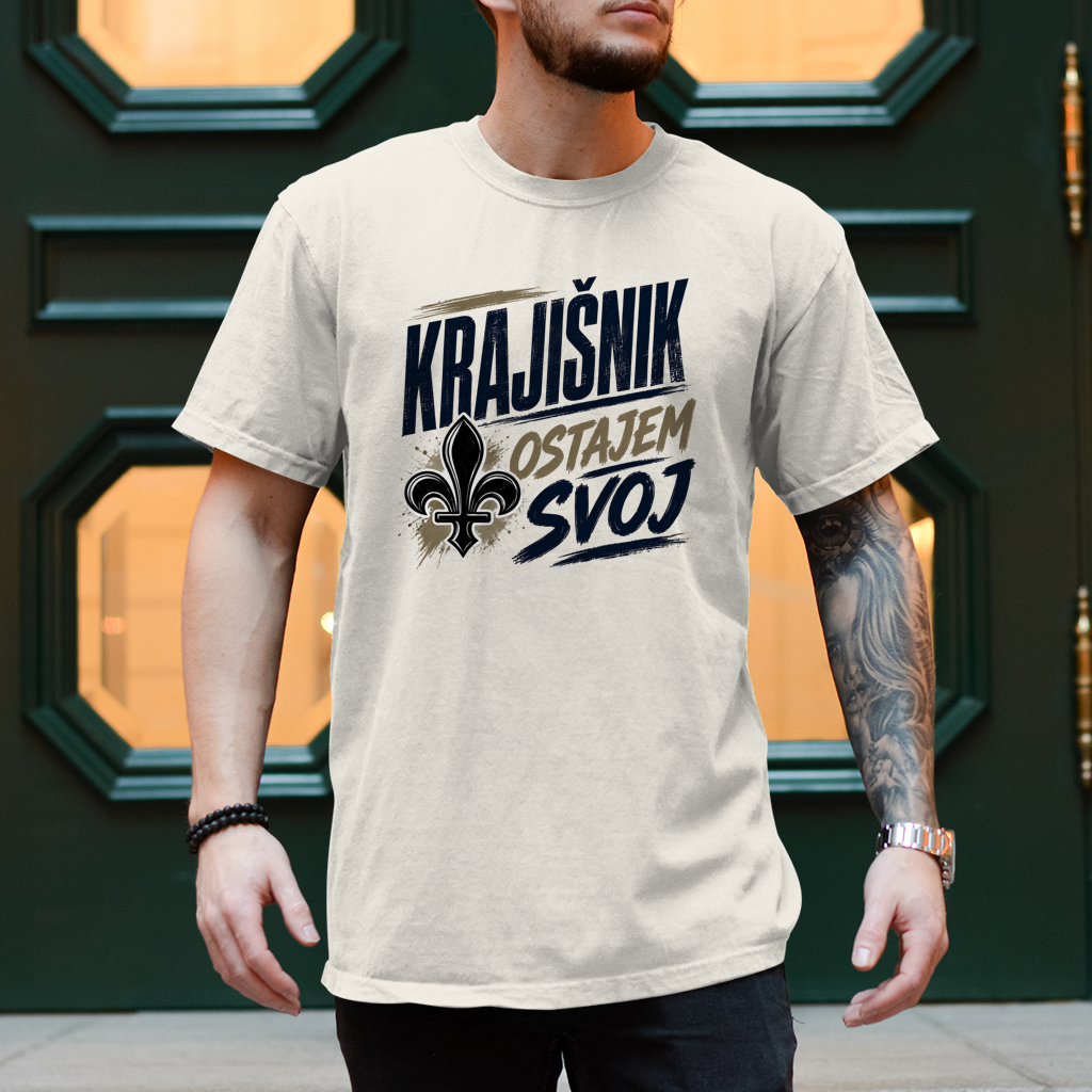 Herren T-Shirt Ostajem svoj