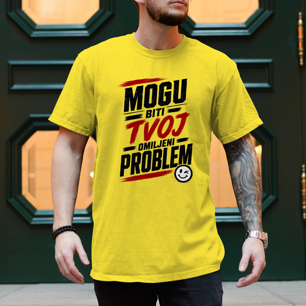 Herren T-Shirt Mogu biti tvoj omiljeni problem