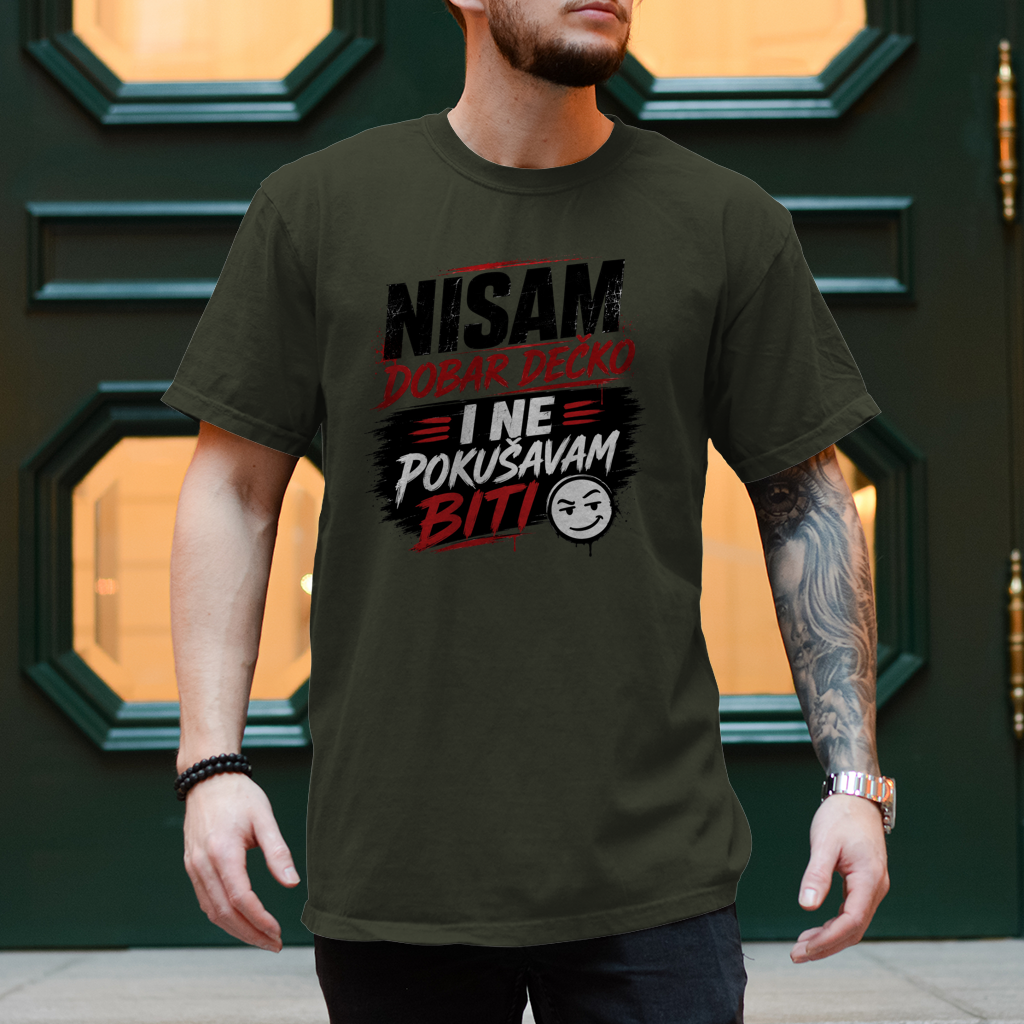 Herren T-Shirt Nisam dobar decko