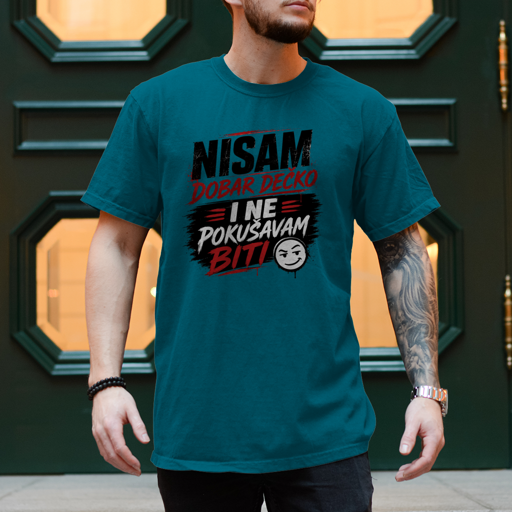 Herren T-Shirt Nisam dobar decko