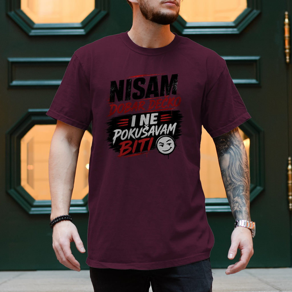 Herren T-Shirt Nisam dobar decko