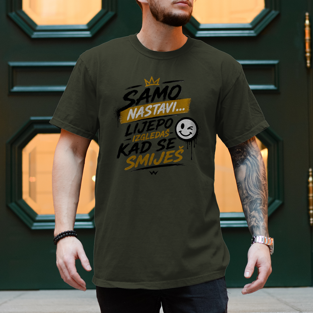 Herren T-Shirt Samo nastavi