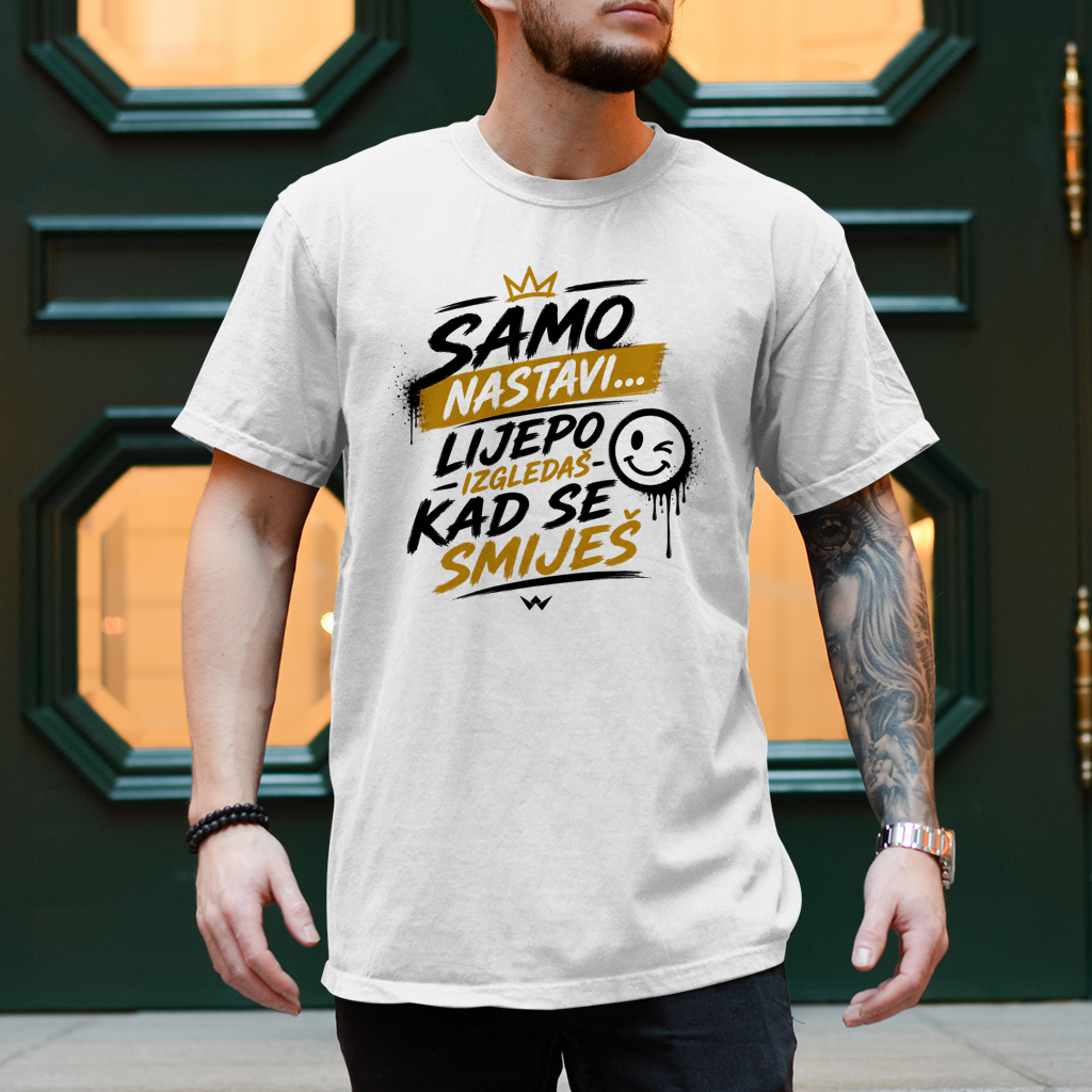 Herren T-Shirt Samo nastavi