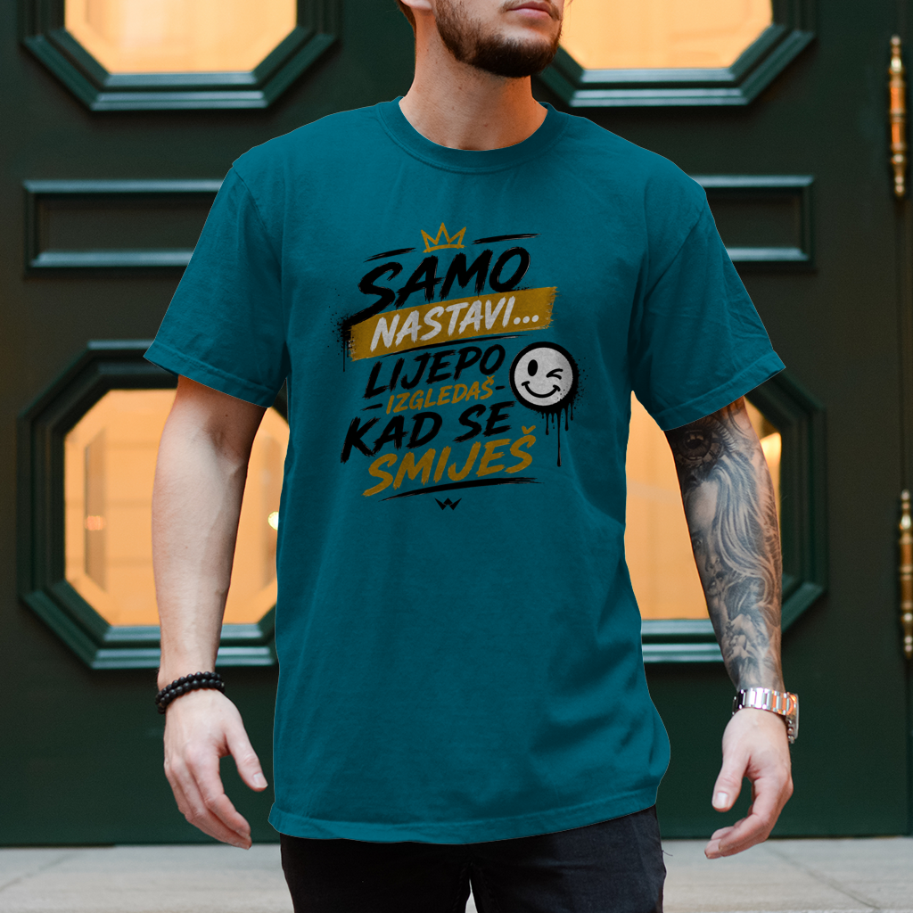 Herren T-Shirt Samo nastavi