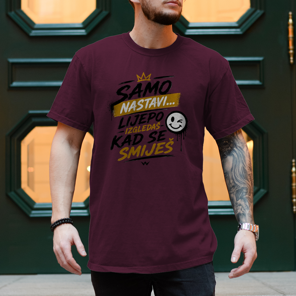 Herren T-Shirt Samo nastavi