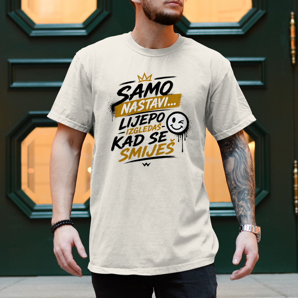 Herren T-Shirt Samo nastavi