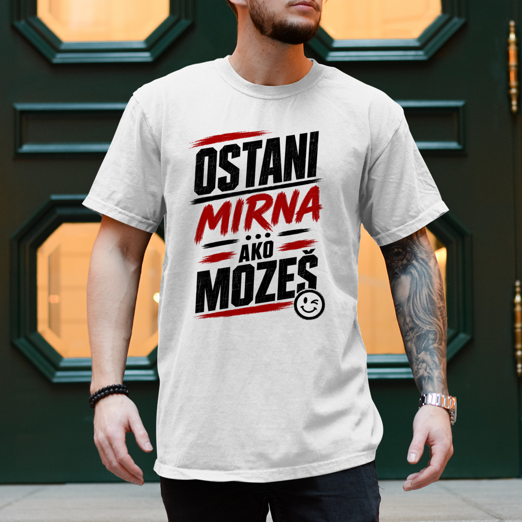 Herren T-Shirt Ostani mirna