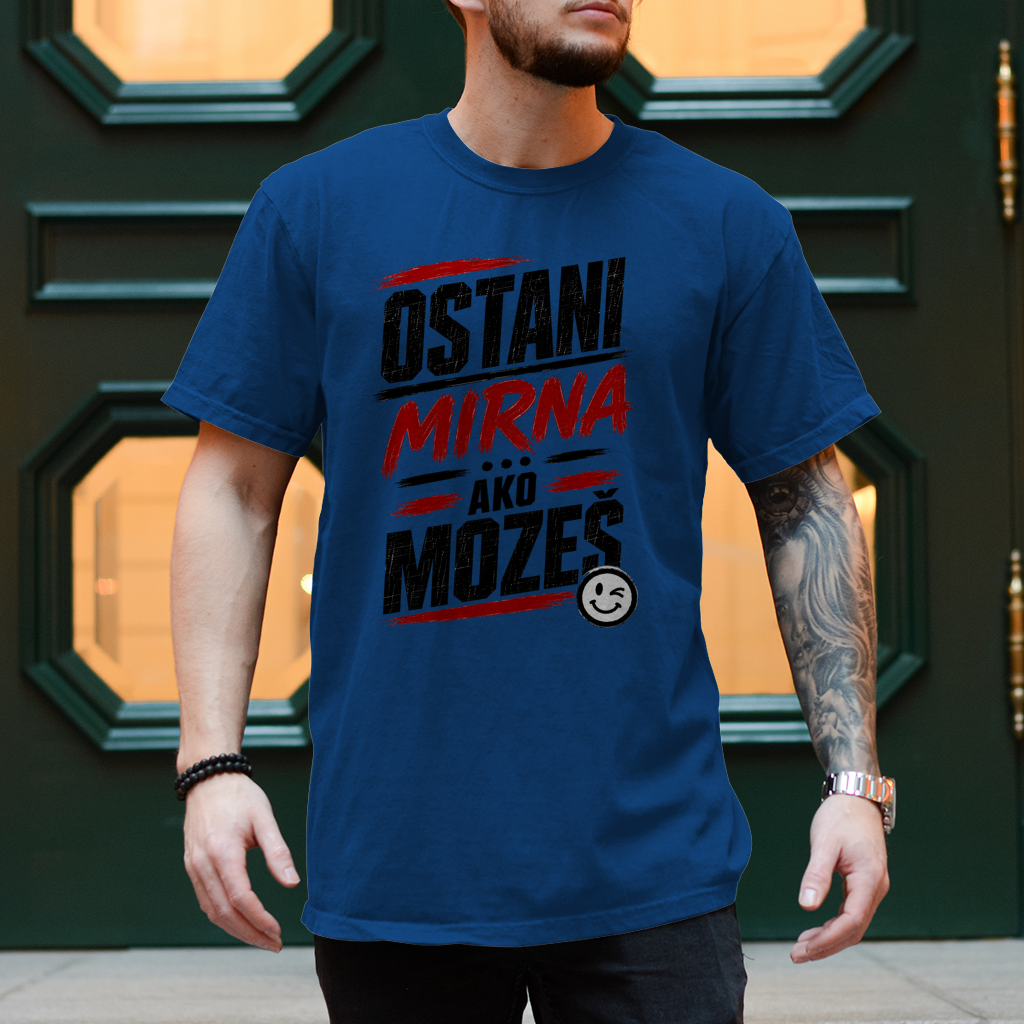 Herren T-Shirt Ostani mirna