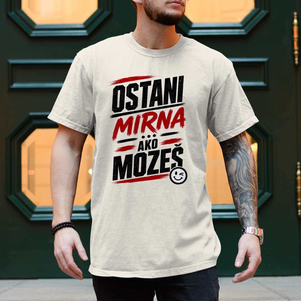 Herren T-Shirt Ostani mirna
