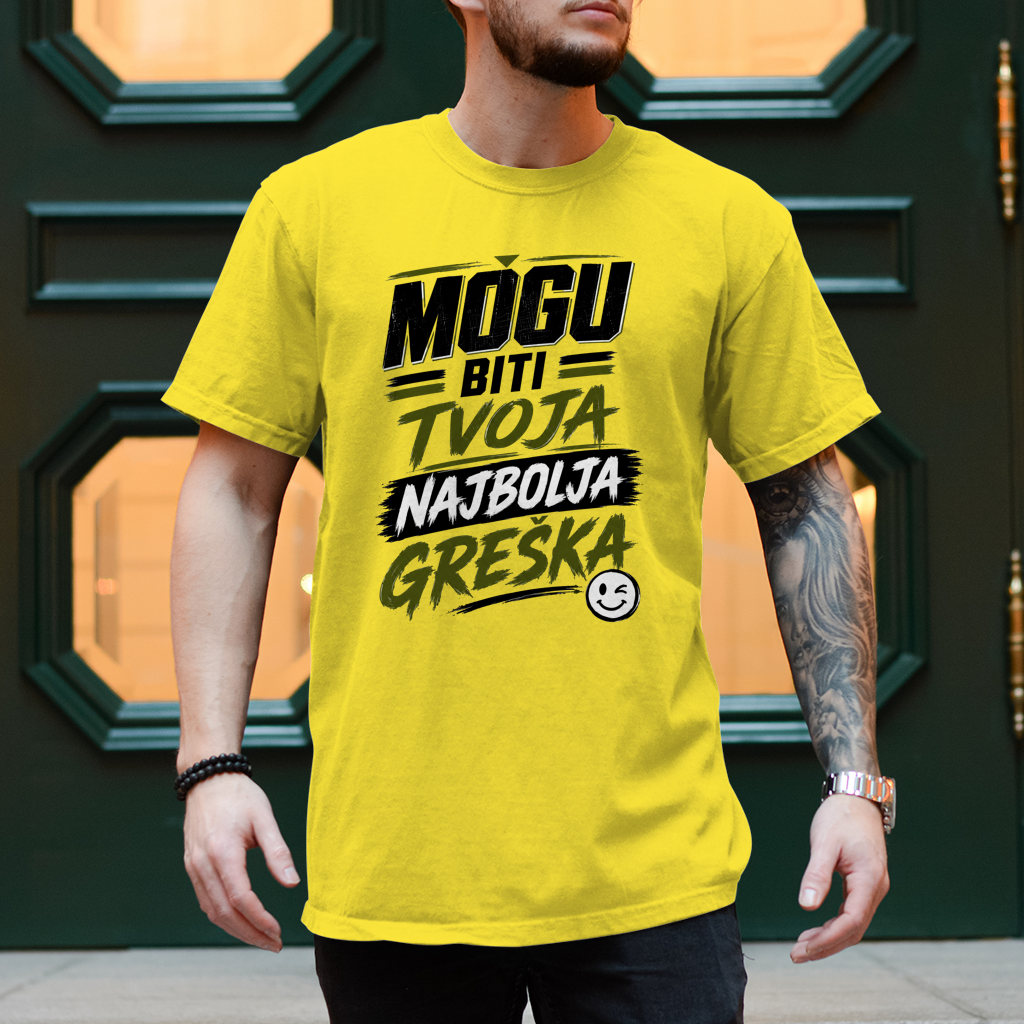 Herren T-Shirt Mogu biti tvoja najbolja greska
