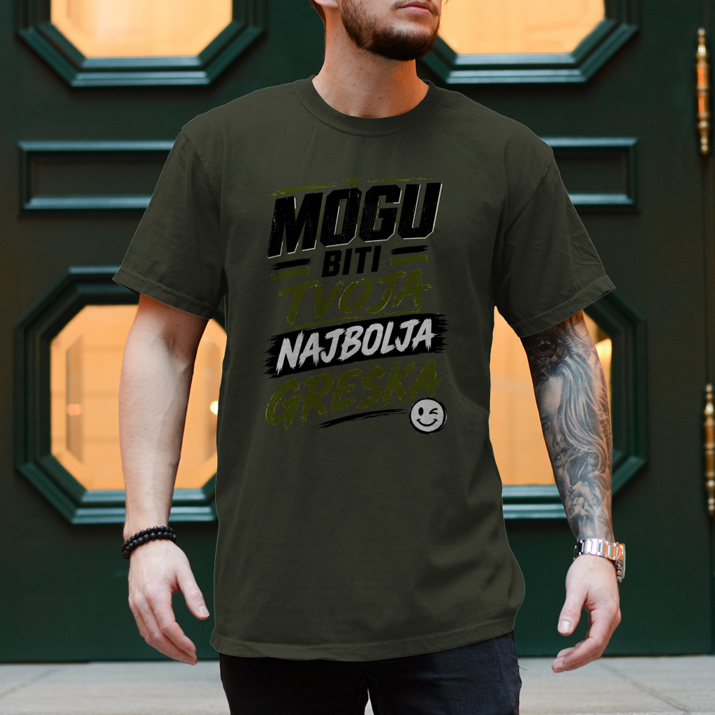 Herren T-Shirt Mogu biti tvoja najbolja greska