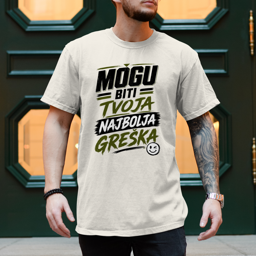 Herren T-Shirt Mogu biti tvoja najbolja greska