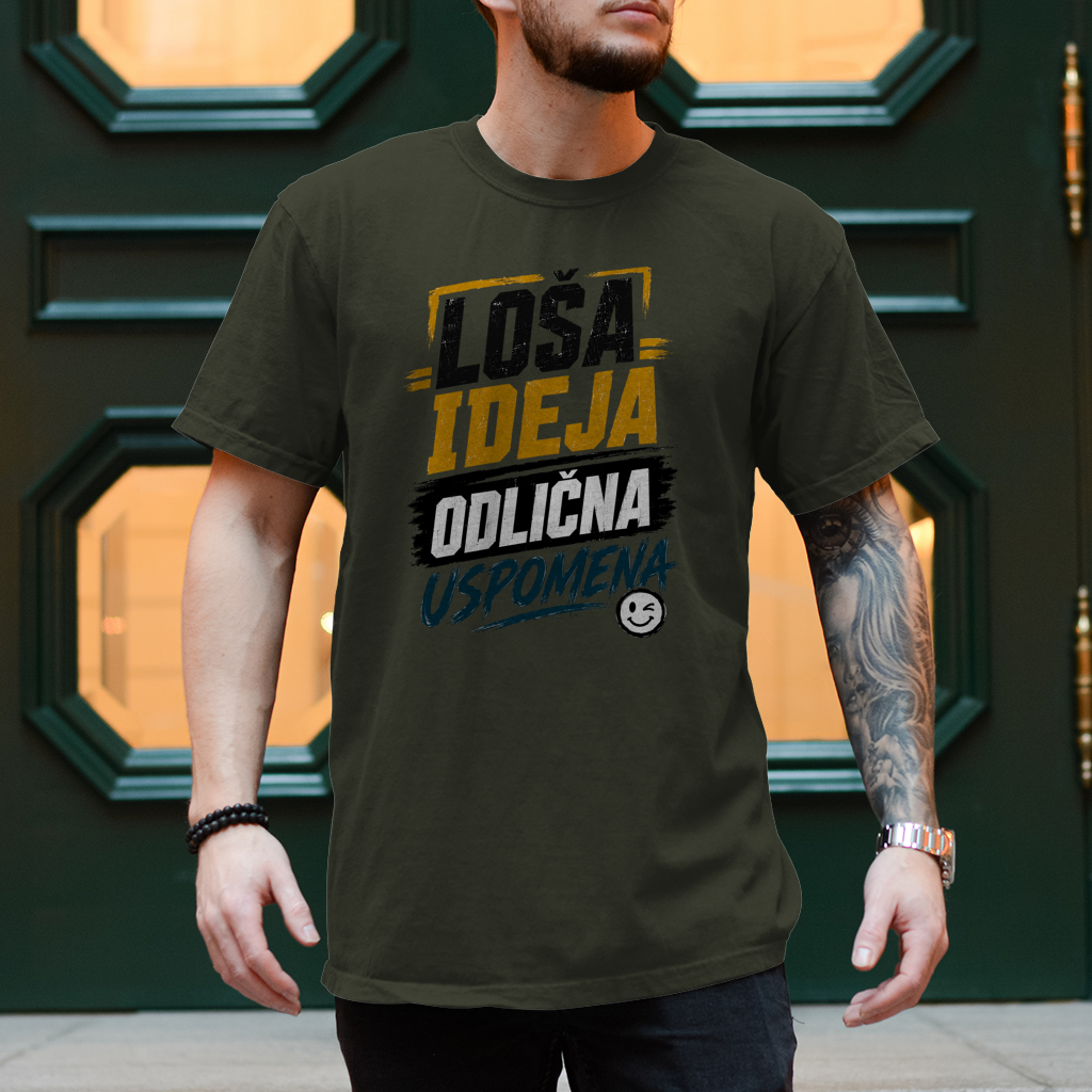 Herren T-Shirt Losa ideja odlicna uspomena