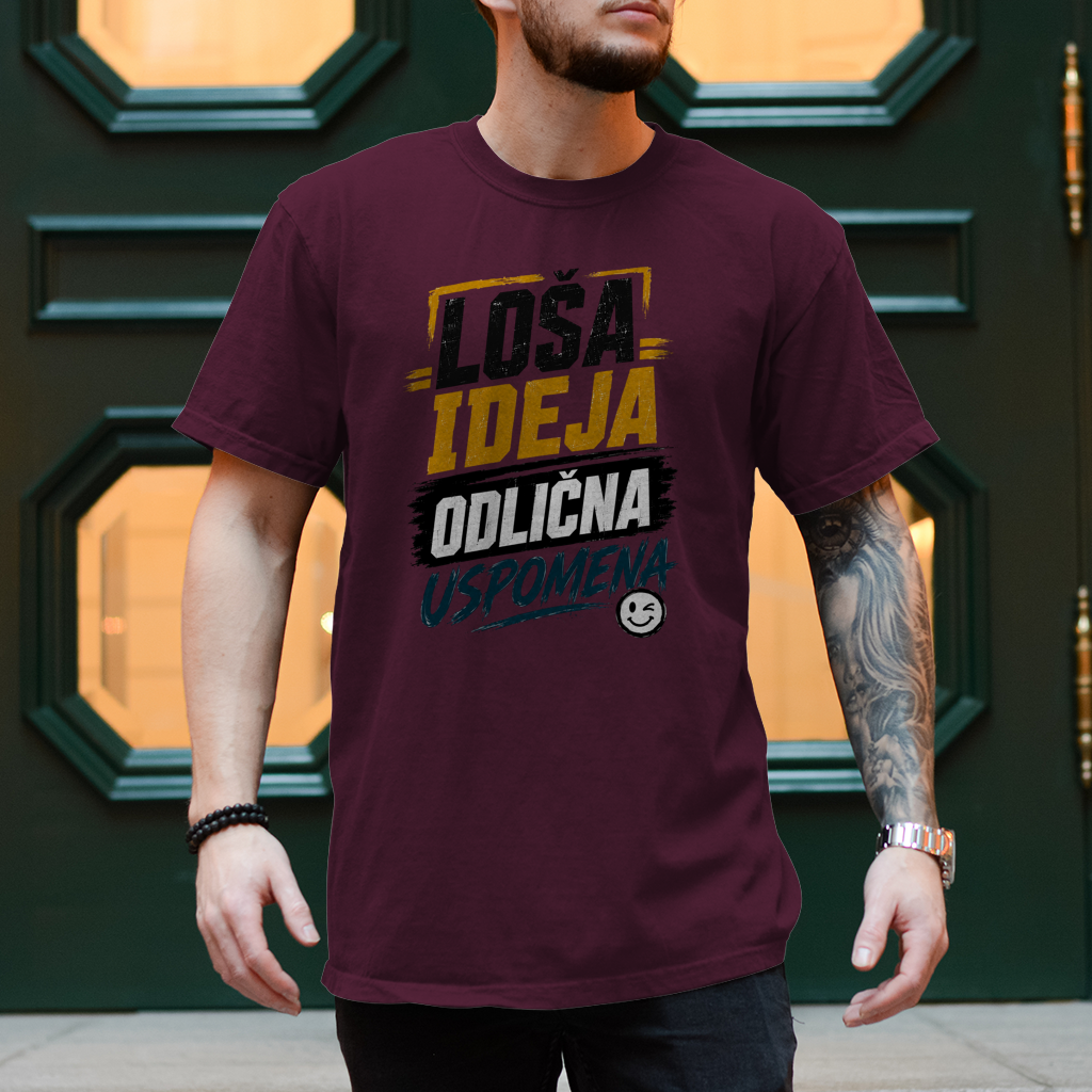 Herren T-Shirt Losa ideja odlicna uspomena