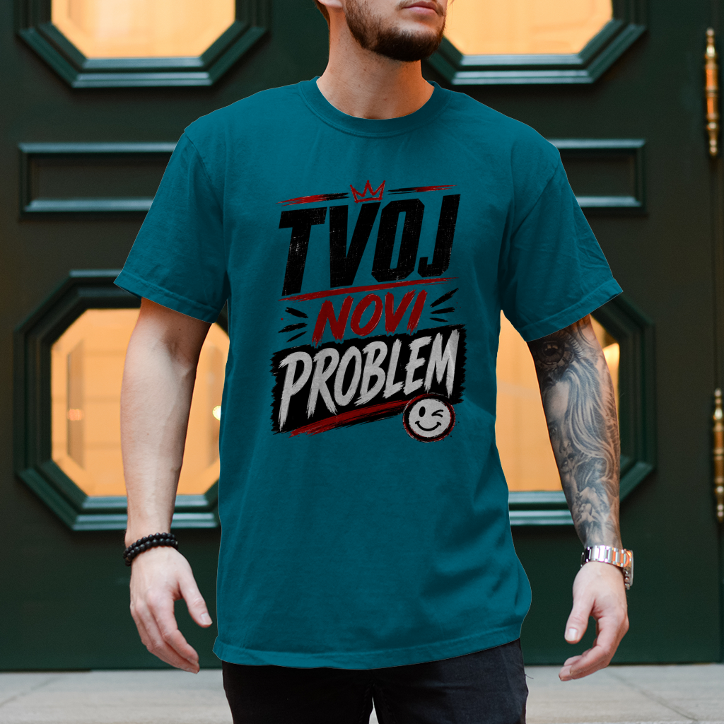 Herren T-Shirt Tvoj novi problem