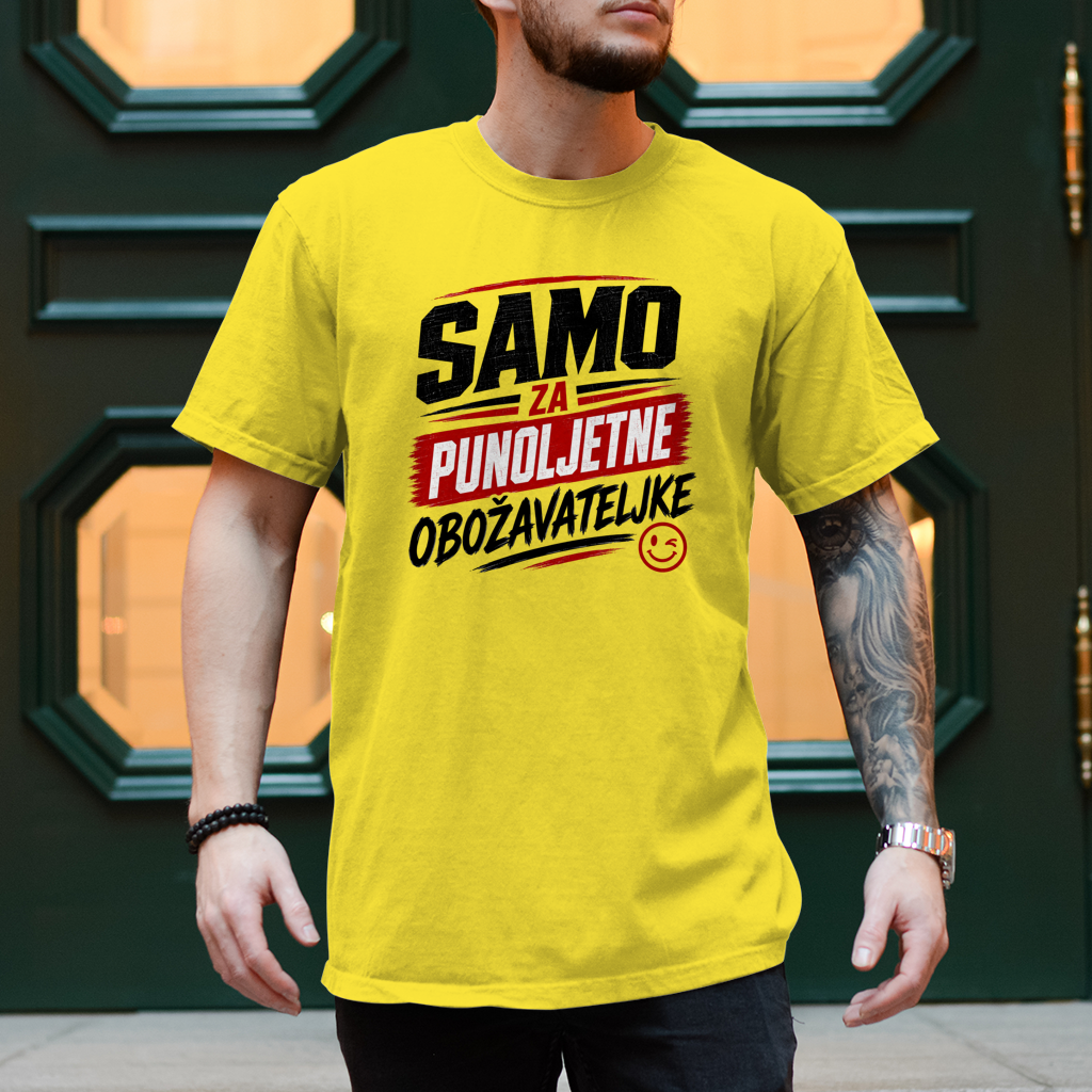 Herren T-Shirt Samo punoljetne