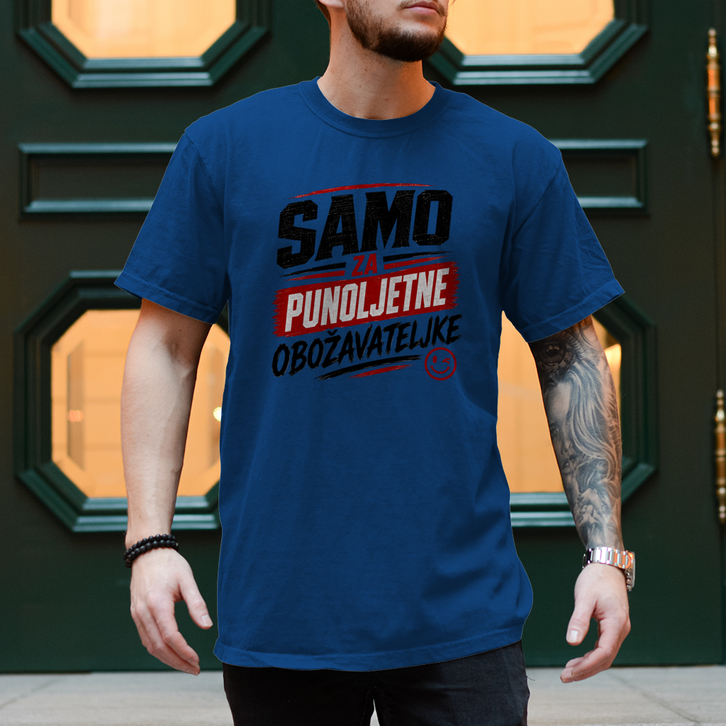 Herren T-Shirt Samo punoljetne