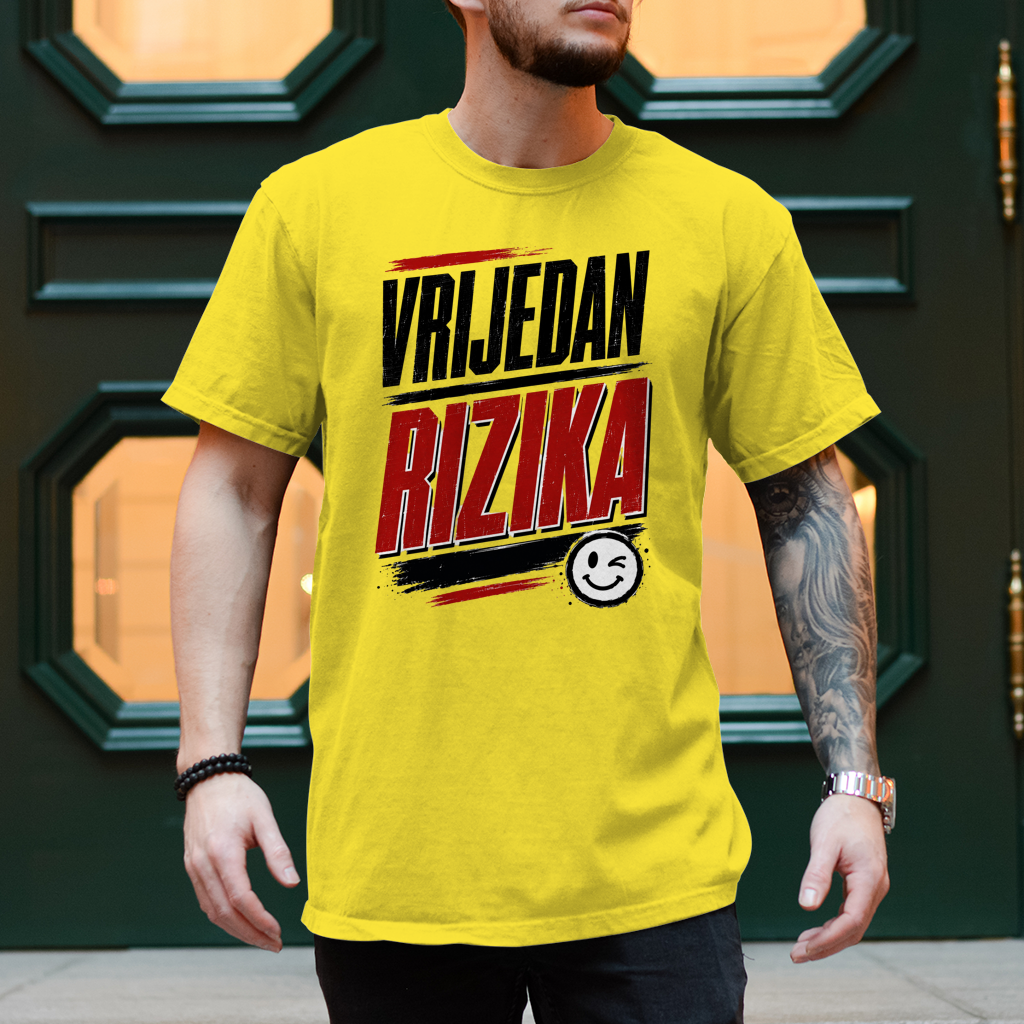 Herren T-Shirt Vrijedan rizika