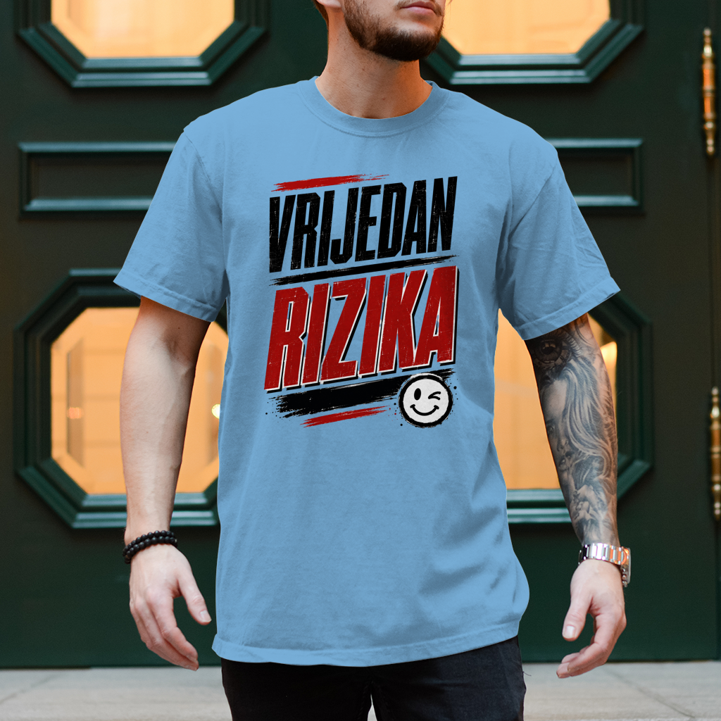 Herren T-Shirt Vrijedan rizika