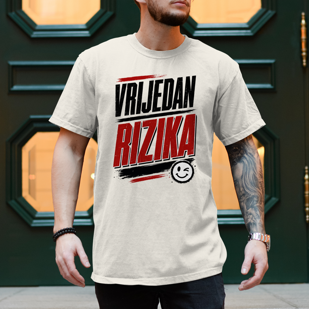 Herren T-Shirt Vrijedan rizika