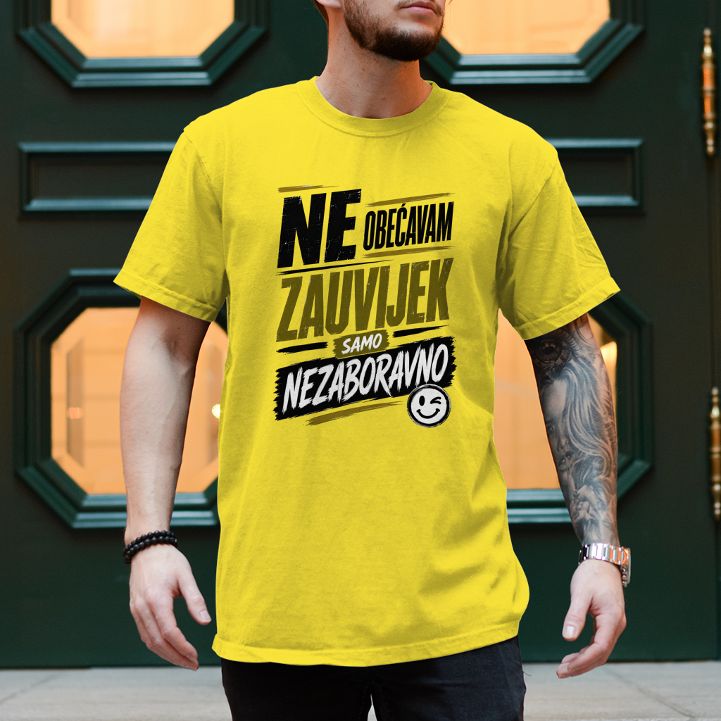 Herren T-Shirt Ne obecavam zauvijek