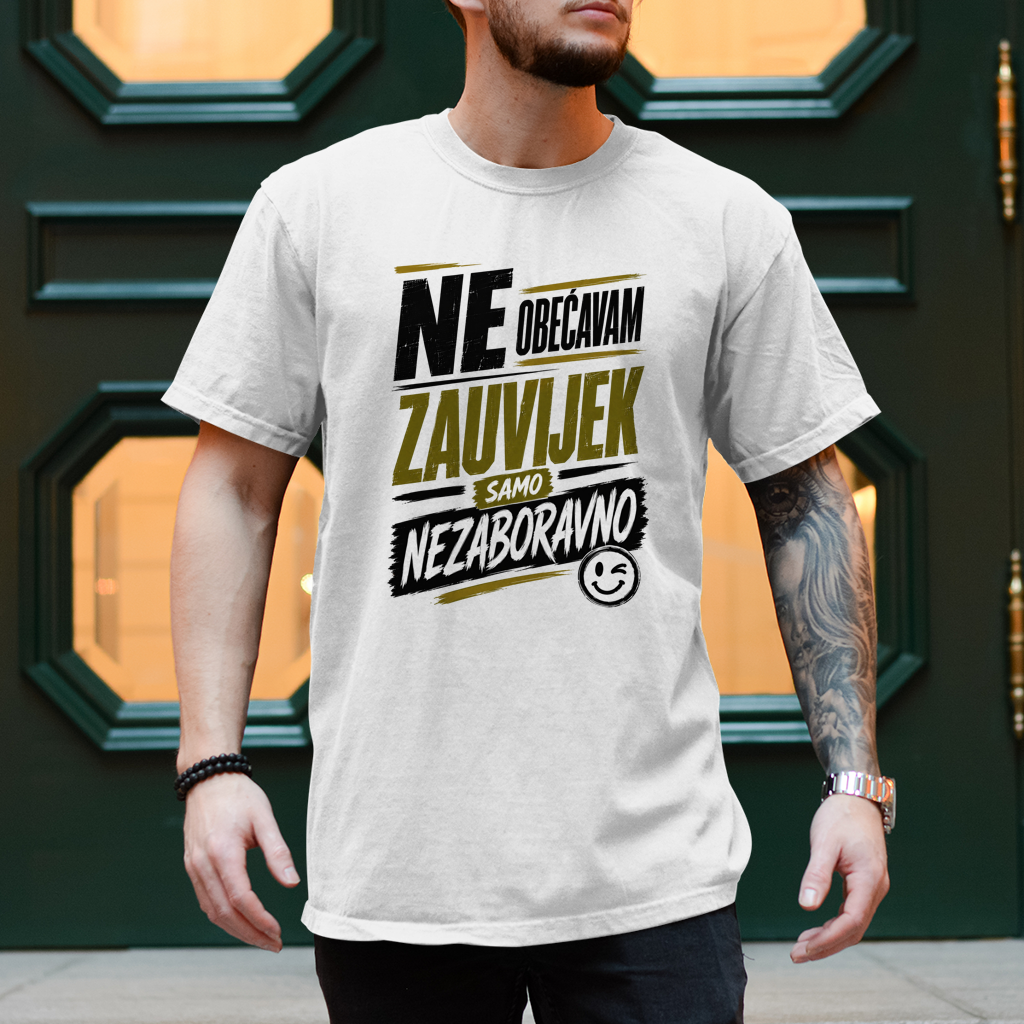 Herren T-Shirt Ne obecavam zauvijek