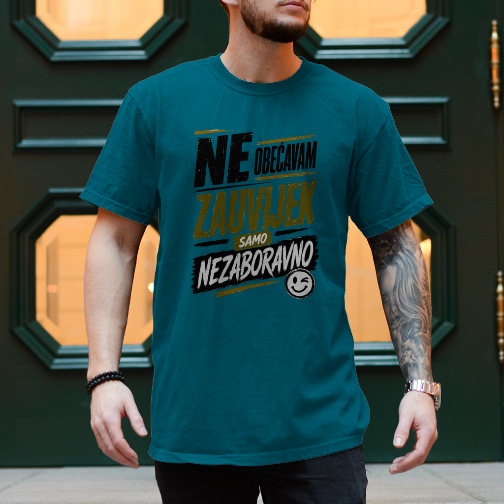 Herren T-Shirt Ne obecavam zauvijek