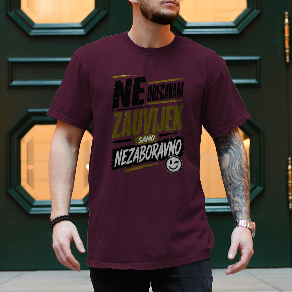 Herren T-Shirt Ne obecavam zauvijek